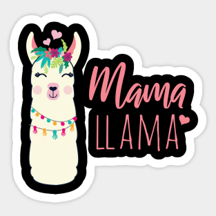 MAMA LLAMA lovely mother funny gift Sticker